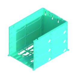 Render of MODULITH 240 Case - 2W-3H